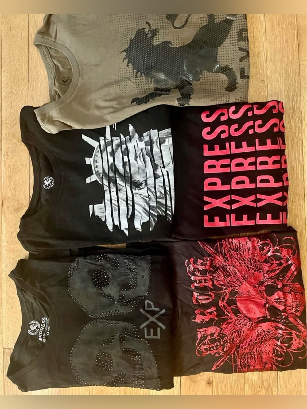 EXPRESS Men’s Lot Of 5 T-shirts Sz Med